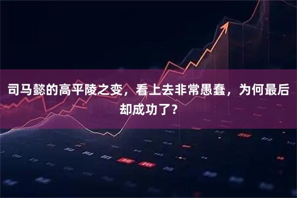 司马懿的高平陵之变，看上去非常愚蠢，为何最后却成功了？